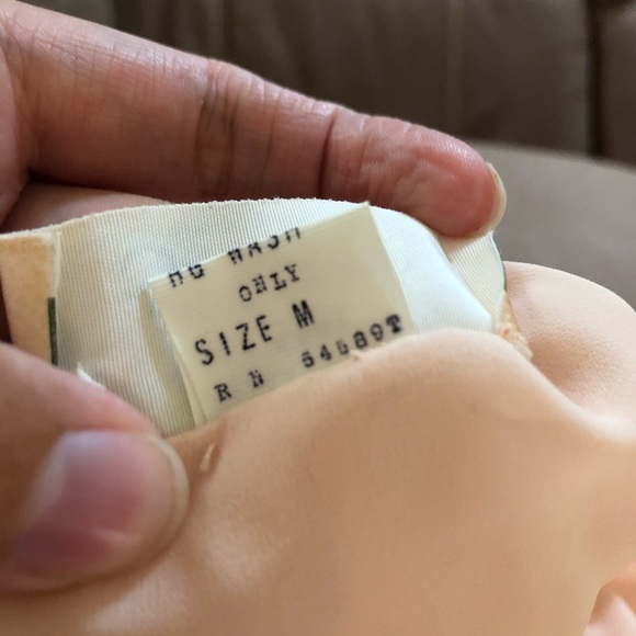 Vintage 1970s Bonnie Strauss Peach Dress - Picture 7 of 8